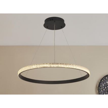 Світлодіодна підвісна люстра з регулюванням яскравості LED/40W/230V 3000-6500K + пульт дистанційного керування
