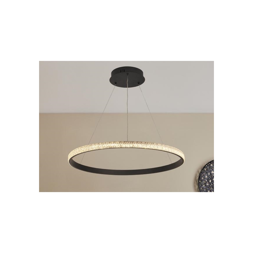 Світлодіодна підвісна люстра з регулюванням яскравості LED/40W/230V 3000-6500K + пульт дистанційного керування