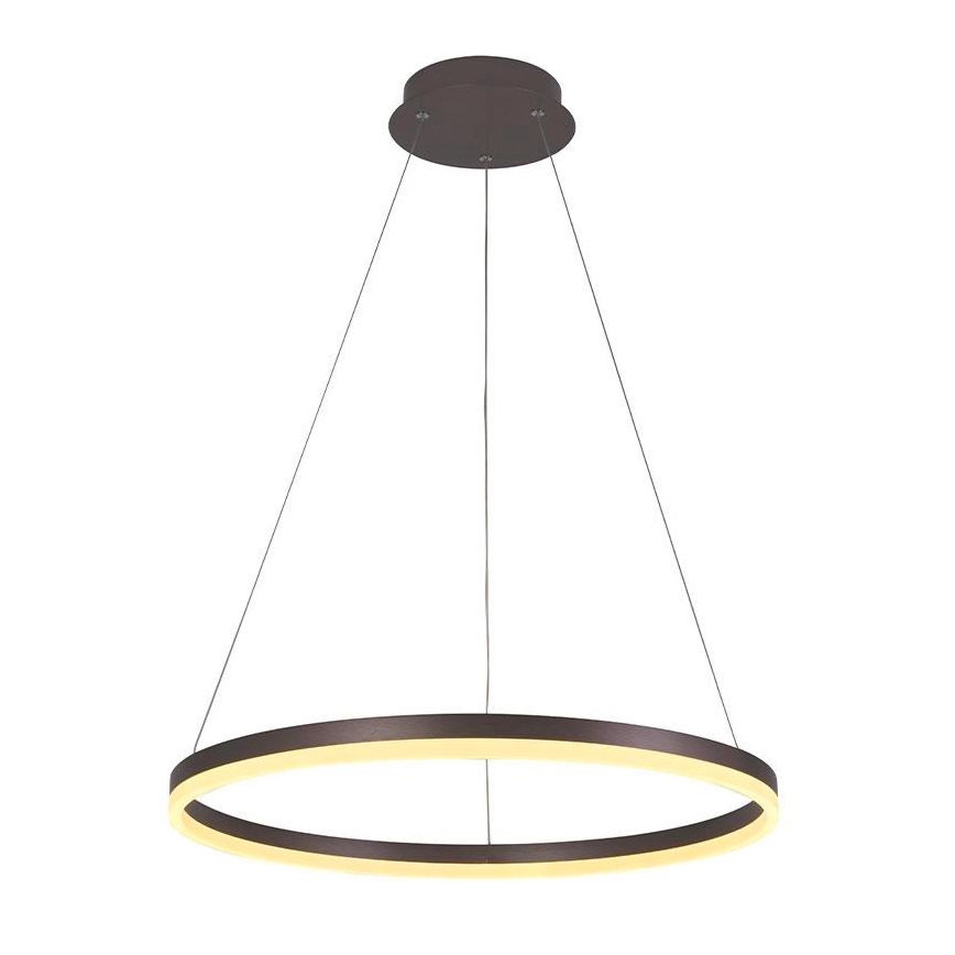 Світлодіодна підвісна люстра з регулюванням яскравості LED/42W/230V 3000-6500K діаметр 60 см + пульт дистанційного керування