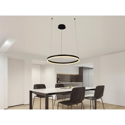 Світлодіодна підвісна люстра з регулюванням яскравості LED/42W/230V 3000-6500K + пульт дистанційного керування
