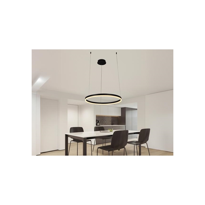 Світлодіодна підвісна люстра з регулюванням яскравості LED/42W/230V 3000-6500K + пульт дистанційного керування