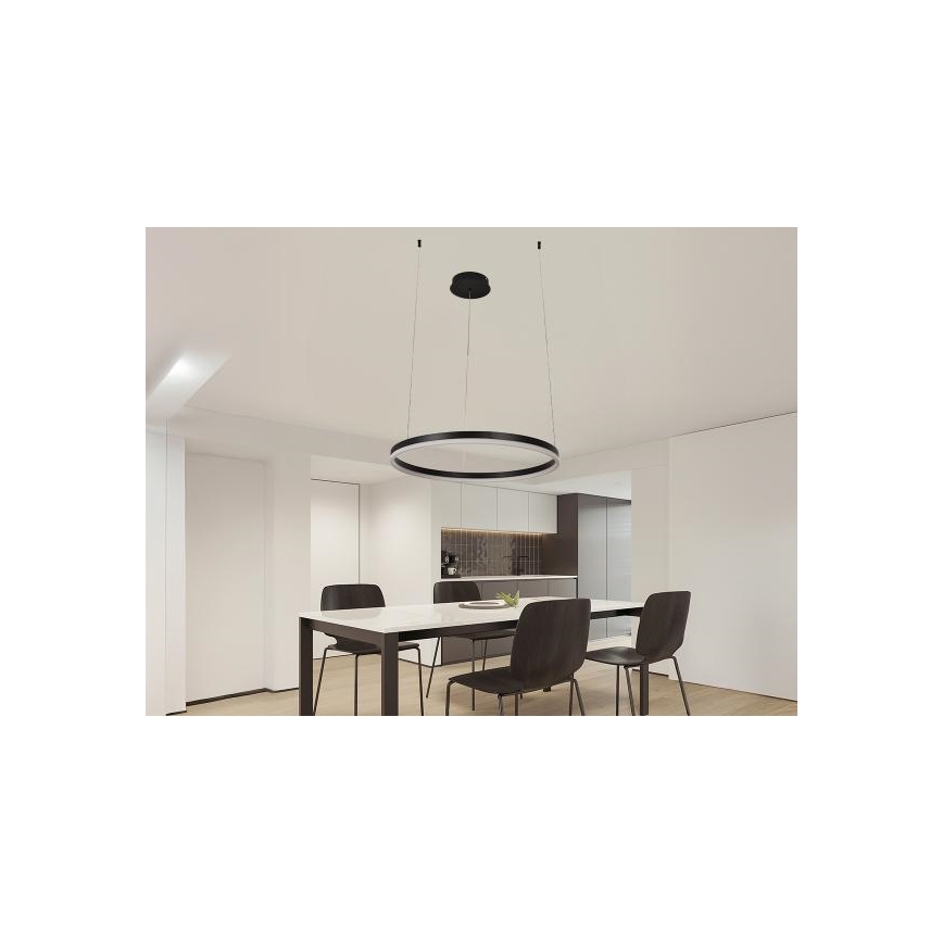 Світлодіодна підвісна люстра з регулюванням яскравості LED/42W/230V 3000-6500K + пульт дистанційного керування