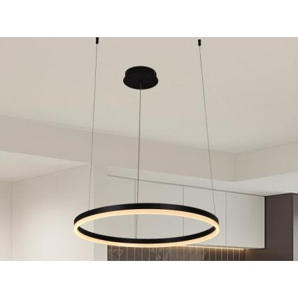 Світлодіодна підвісна люстра з регулюванням яскравості LED/42W/230V 3000-6500K + пульт дистанційного керування