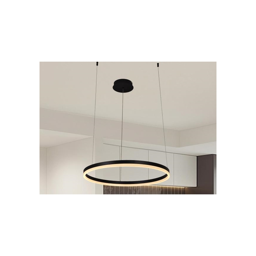 Світлодіодна підвісна люстра з регулюванням яскравості LED/42W/230V 3000-6500K + пульт дистанційного керування