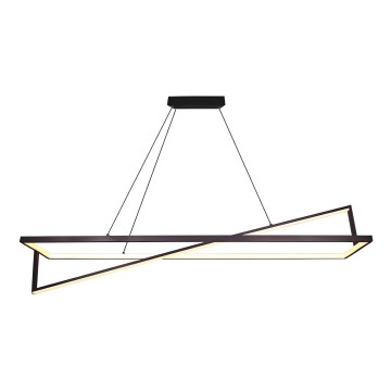 Світлодіодна підвісна люстра з регулюванням яскравості LED/45W/230V 3000K 114 см чорний