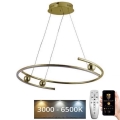 Світлодіодна підвісна люстра з регулюванням яскравості LED/50W/230V 3000-6500K + пульт дистанційного керування