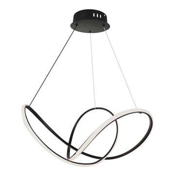 Світлодіодна підвісна люстра з регулюванням яскравості LED/50W/230V 3000K чорний