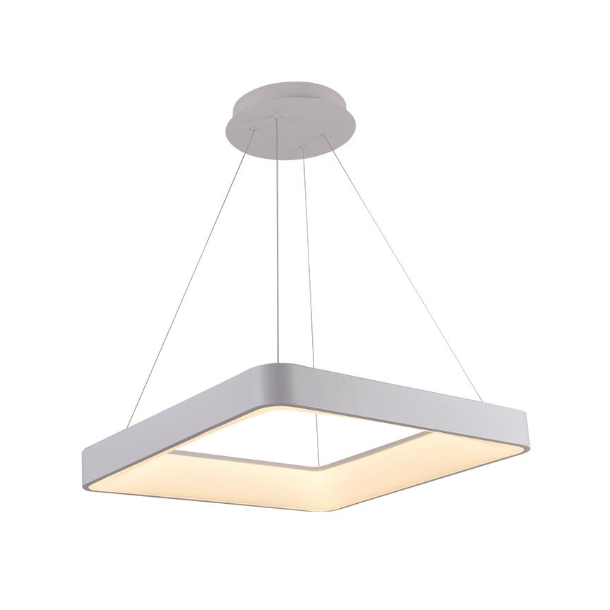Світлодіодна підвісна люстра з регулюванням яскравості LED/55W/230V 3000-6500K білий + пульт дистанційного керування