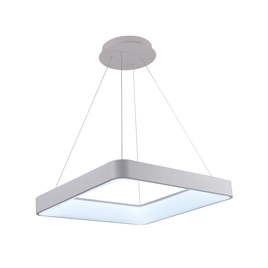Світлодіодна підвісна люстра з регулюванням яскравості LED/55W/230V 3000-6500K білий + пульт дистанційного керування