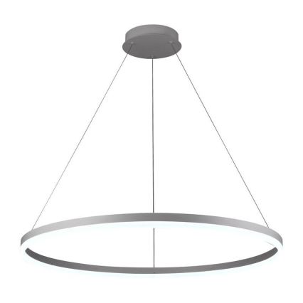Світлодіодна підвісна люстра з регулюванням яскравості LED/55W/230V 3000-6500K діаметр 80 см + пульт дистанційного керування