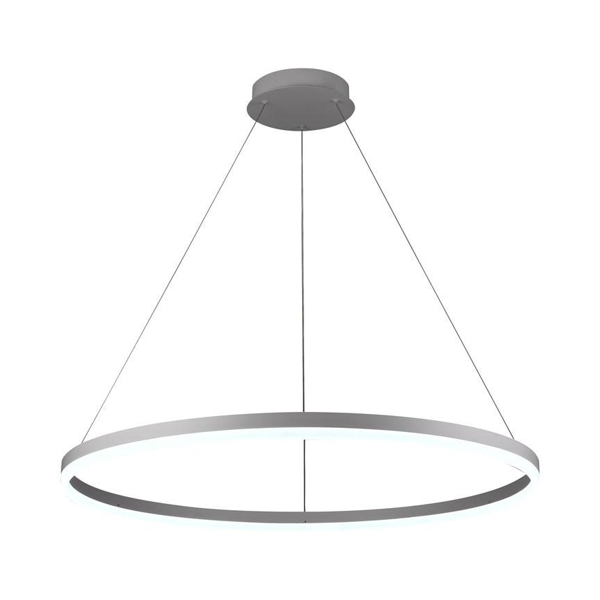 Світлодіодна підвісна люстра з регулюванням яскравості LED/55W/230V 3000-6500K діаметр 80 см + пульт дистанційного керування