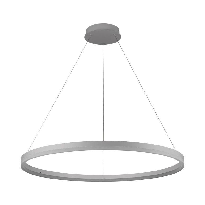 Світлодіодна підвісна люстра з регулюванням яскравості LED/55W/230V 3000-6500K діаметр 80 см + пульт дистанційного керування