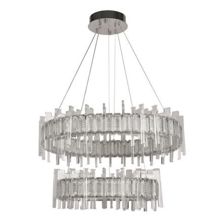 LED з регулюванням яскравості кришталева люстра підвісна LED/65W/230V 3000-6500K + пульт дистанційного керування