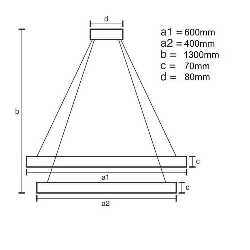 LED з регулюванням яскравості кришталева люстра підвісна LED/65W/230V 3000-6500K + пульт дистанційного керування