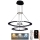 Світлодіодна підвісна люстра з регулюванням яскравості LED/65W/230V 3000-6500K + пульт дистанційного керування