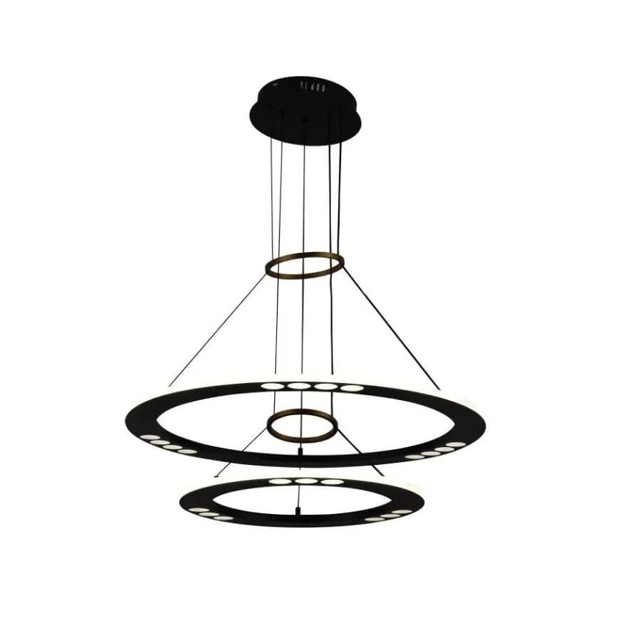 Світлодіодна підвісна люстра з регулюванням яскравості LED/65W/230V 3000-6500K + пульт дистанційного керування
