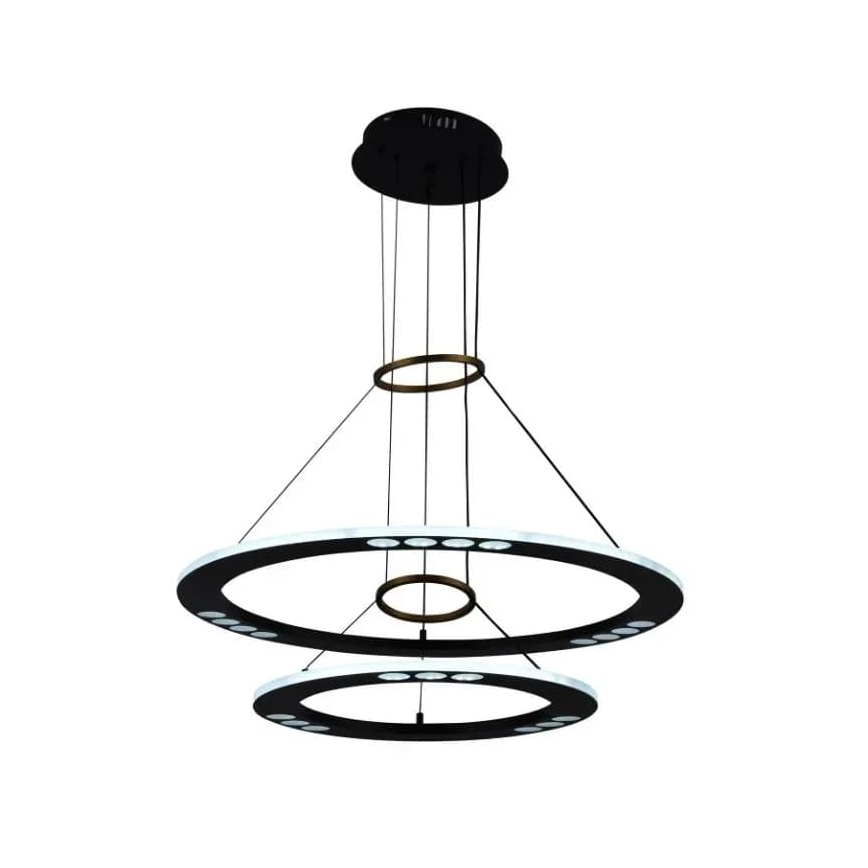 Світлодіодна підвісна люстра з регулюванням яскравості LED/65W/230V 3000-6500K + пульт дистанційного керування