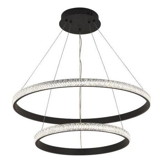 Світлодіодна підвісна люстра з регулюванням яскравості LED/65W/230V 3000-6500K + пульт дистанційного керування