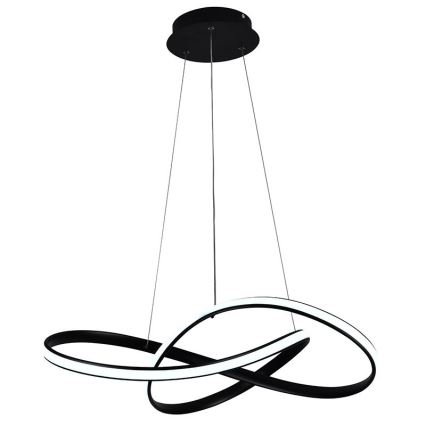 Світлодіодна підвісна люстра з регулюванням яскравості LED/70W/230V 3000-6500K діаметр 55 см + пульт дистанційного керування