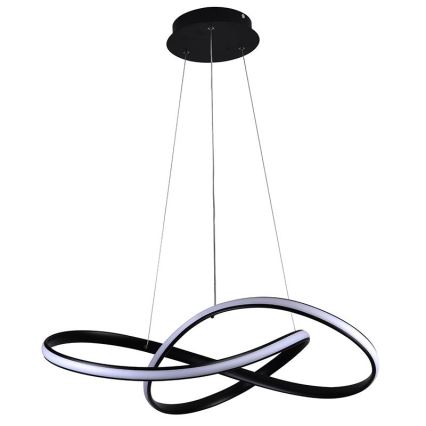 Світлодіодна підвісна люстра з регулюванням яскравості LED/70W/230V 3000-6500K діаметр 55 см + пульт дистанційного керування