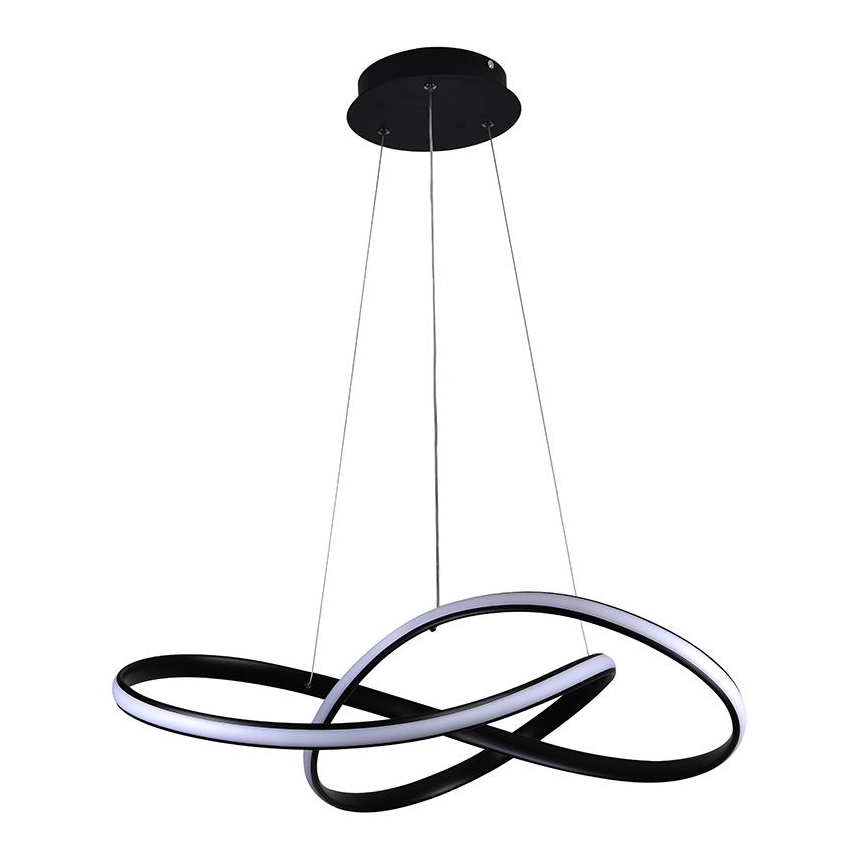 Світлодіодна підвісна люстра з регулюванням яскравості LED/70W/230V 3000-6500K діаметр 55 см + пульт дистанційного керування