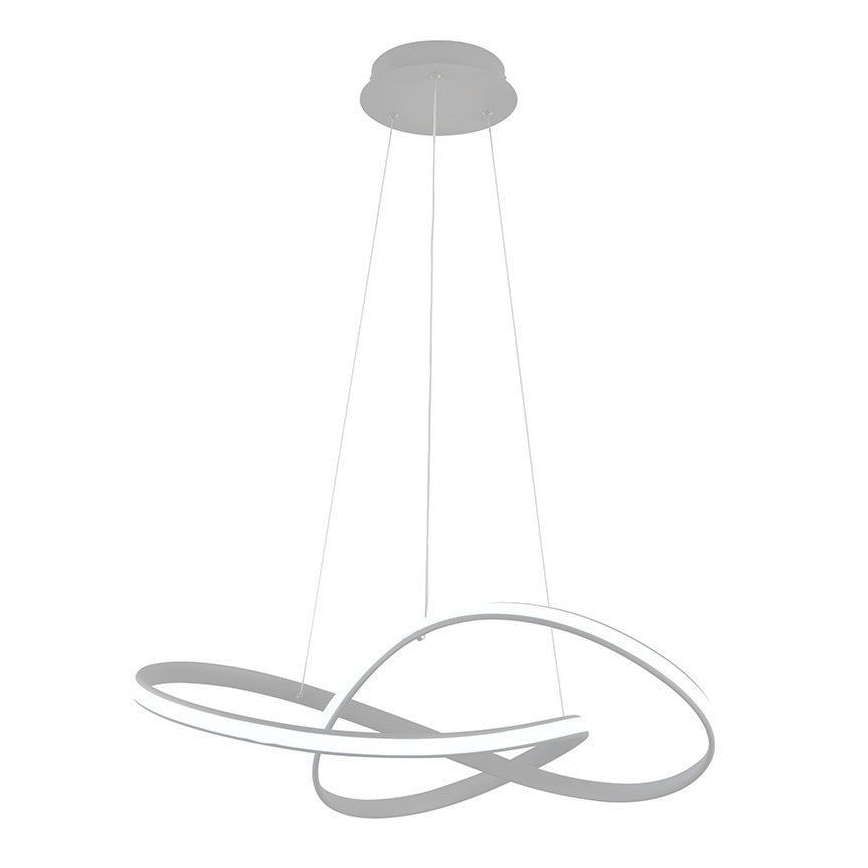 Світлодіодна підвісна люстра з регулюванням яскравості LED/70W/230V 3000-6500K діаметр 55 см + пульт дистанційного керування