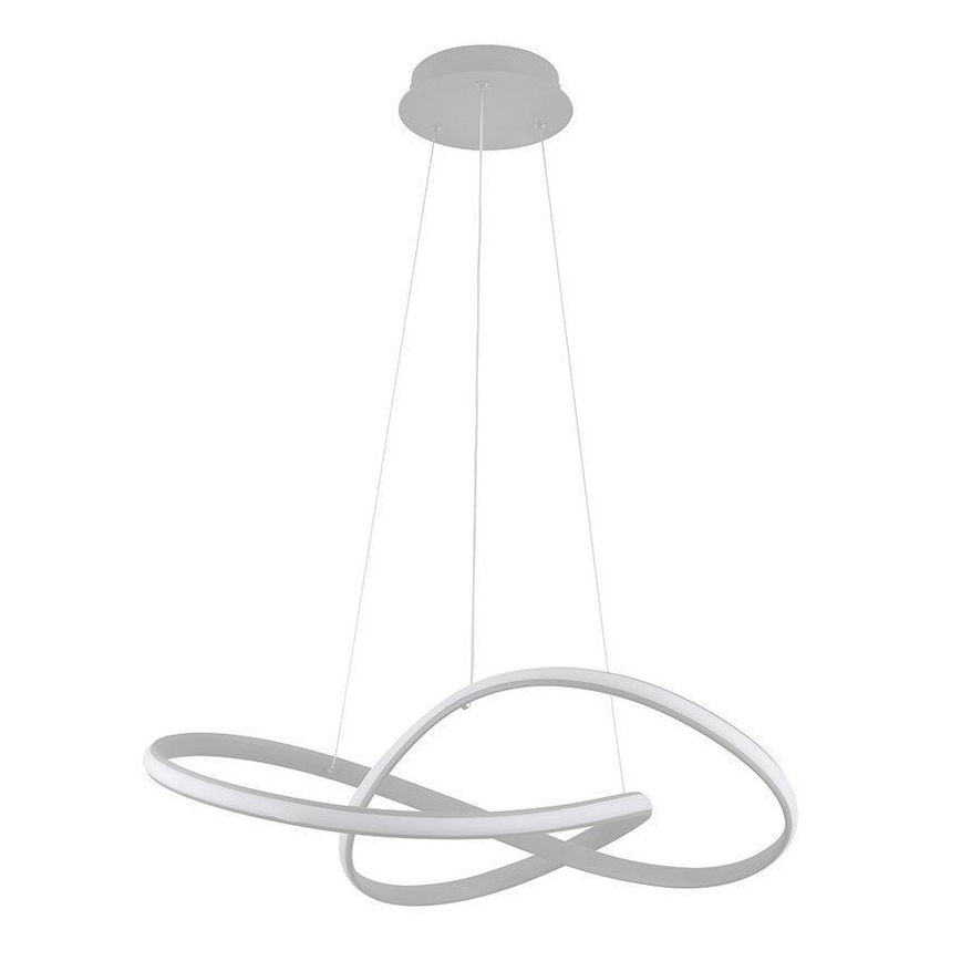 Світлодіодна підвісна люстра з регулюванням яскравості LED/70W/230V 3000-6500K діаметр 55 см + пульт дистанційного керування