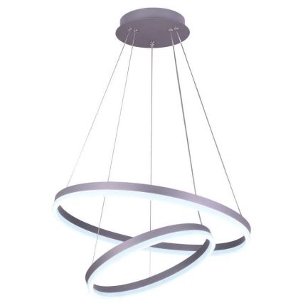 Світлодіодна підвісна люстра з регулюванням яскравості LED/70W/230V 3000-6500K + пульт дистанційного керування