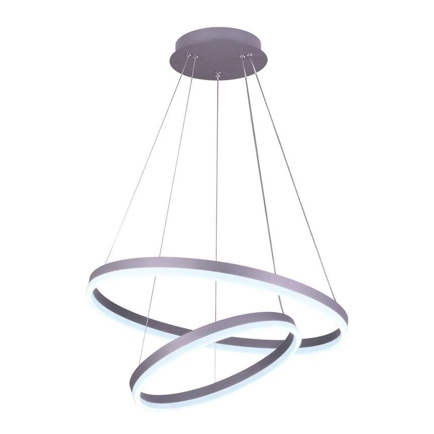 Світлодіодна підвісна люстра з регулюванням яскравості LED/70W/230V 3000-6500K + пульт дистанційного керування