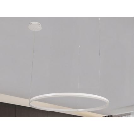Світлодіодна підвісна люстра з регулюванням яскравості LED/72W/230V 3000-6500K + пульт дистанційного керування