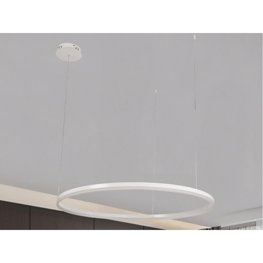 Світлодіодна підвісна люстра з регулюванням яскравості LED/72W/230V 3000-6500K + пульт дистанційного керування