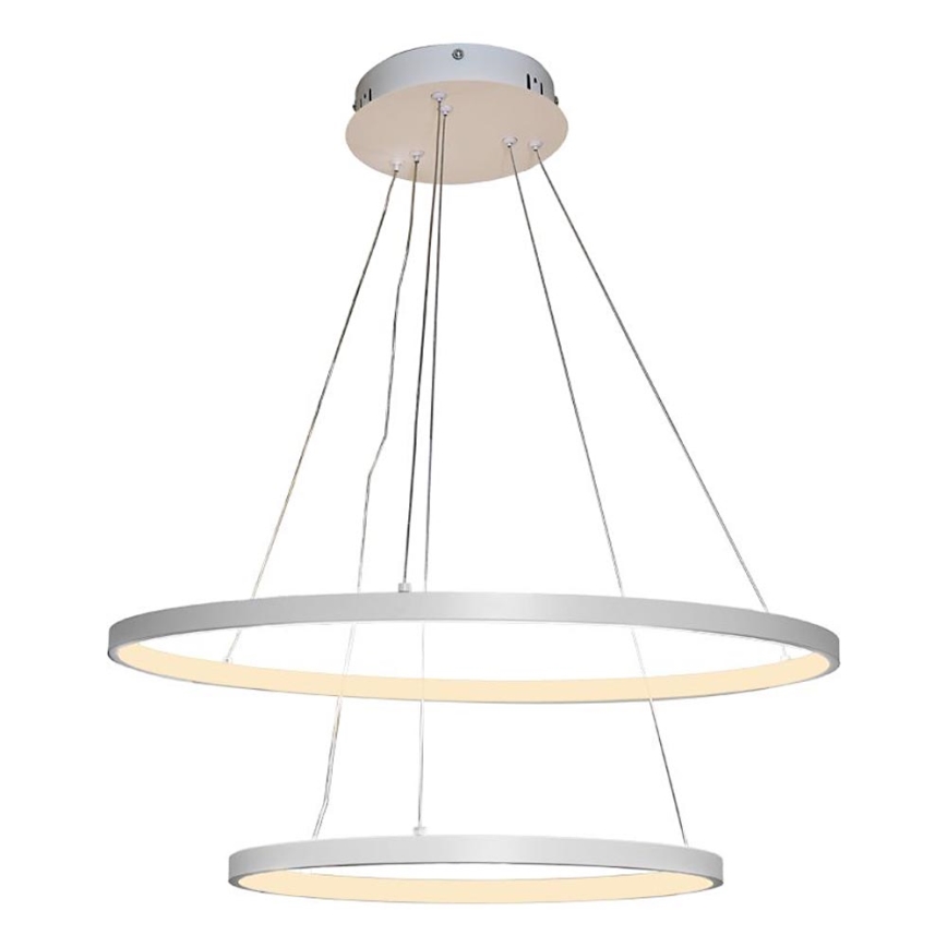 Світлодіодна підвісна люстра з регулюванням яскравості LED/75W/230V 3000-6500K діаметр 60 см + пульт дистанційного керування