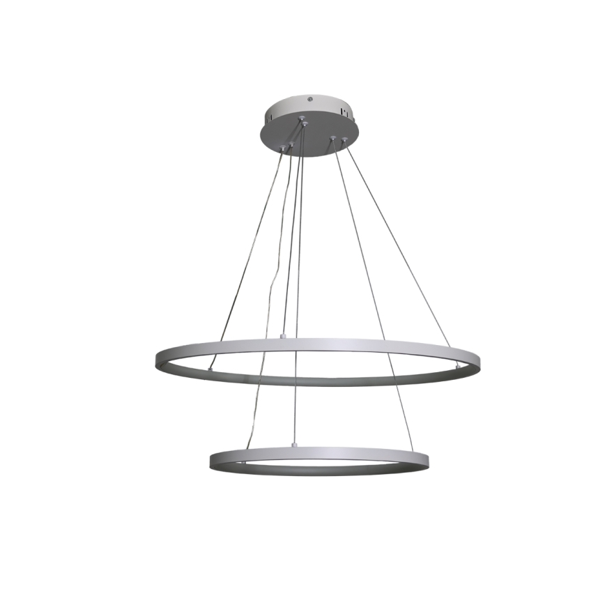 Світлодіодна підвісна люстра з регулюванням яскравості LED/75W/230V 3000-6500K діаметр 60 см + пульт дистанційного керування