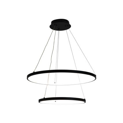Світлодіодна підвісна люстра з регулюванням яскравості LED/75W/230V 3000-6500K діаметр 60 см + пульт дистанційного керування