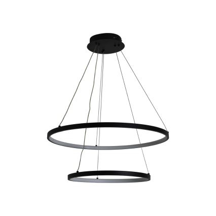 Світлодіодна підвісна люстра з регулюванням яскравості LED/75W/230V 3000-6500K діаметр 60 см + пульт дистанційного керування