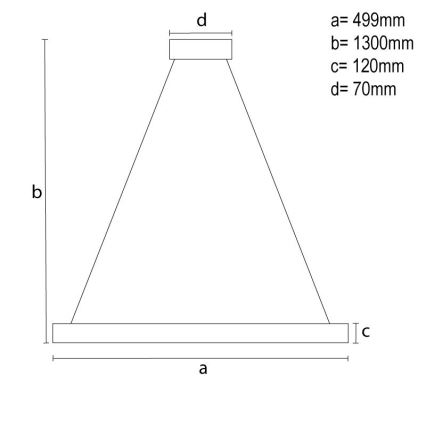 LED Кришталева підвісна люстра з регулюванням яскравості LED/80W/230V 3000-6500K білий + пульт дистанційного керування