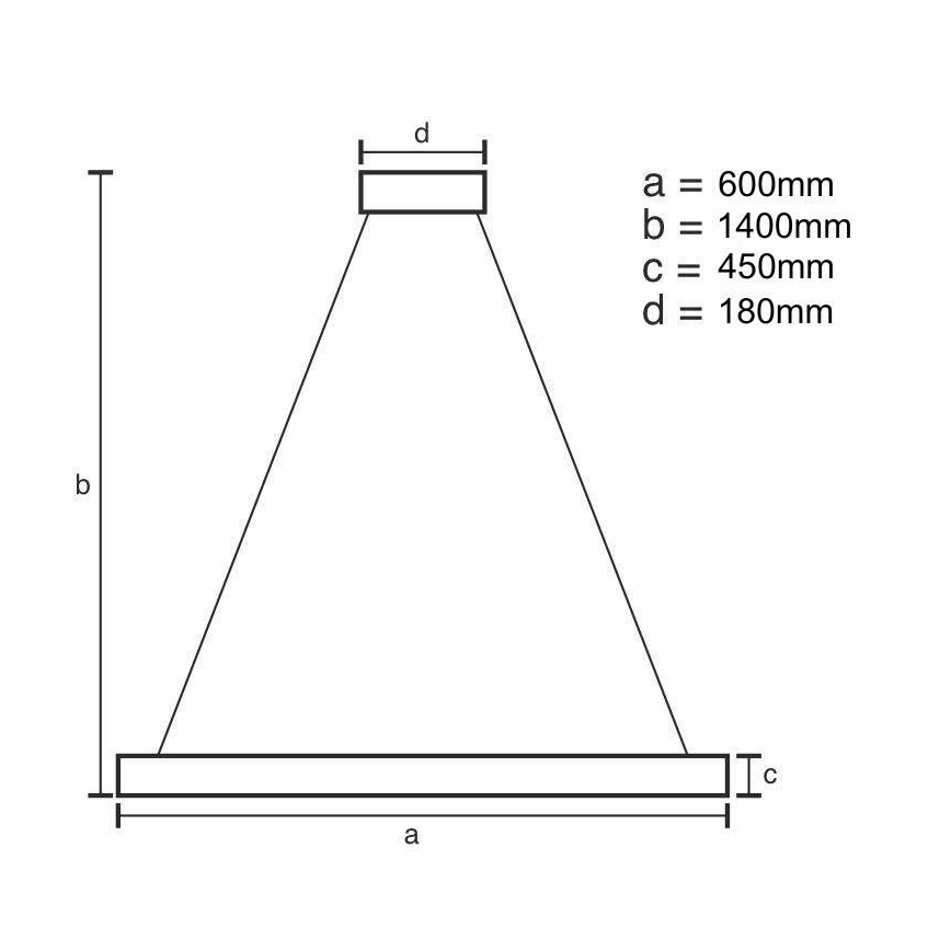 LED з регулюванням яскравості кришталева люстра підвісна LED/80W/230V 3000-6500K золотий + пульт дистанційного керування