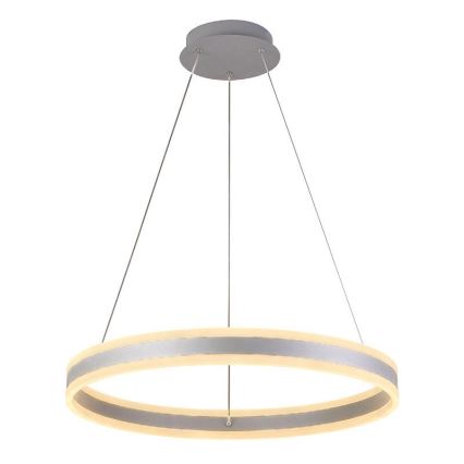 Світлодіодна підвісна люстра з регулюванням яскравості LED/85W/230V 3000-6500K діаметр 60 см + пульт дистанційного керування
