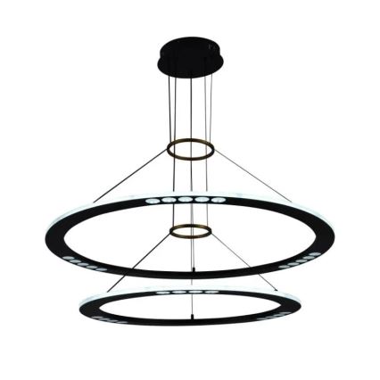 Світлодіодна підвісна люстра з регулюванням яскравості LED/90W/230V 3000-6500K + пульт дистанційного керування