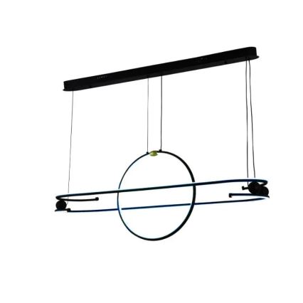 Світлодіодна підвісна люстра з регулюванням яскравості LED/95W/230V 3000-6500K + пульт дистанційного керування
