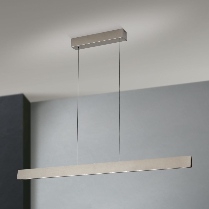 Світлодіодна підвісна люстра з регулюванням яскравості TARA LED/44W/230V 2700/3800/4500/5700K матовий хром