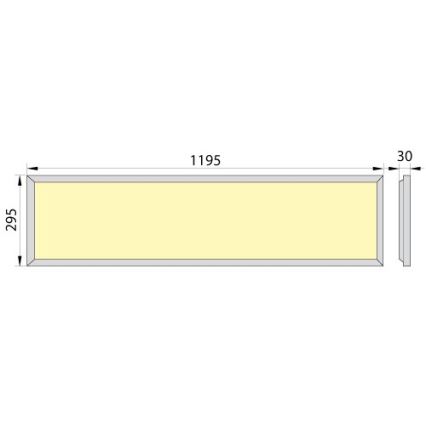 Світлодіодна підвісна панель OREGA PLUS 120 LED/40W/230V 4000K IP40