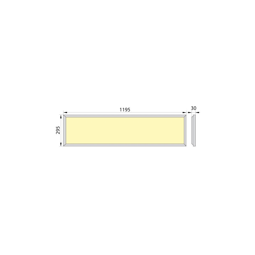 Світлодіодна підвісна панель OREGA PLUS 120 LED/40W/230V 4000K IP40