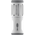 Світлодіодна портативна акумуляторна лампа з пасткою для комах LED/6W/1800 mAh IPX4 білий/сірий