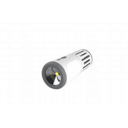 Світлодіодна портативна акумуляторна лампа з пасткою для комах LED/6W/1800 mAh IPX4 білий/сірий