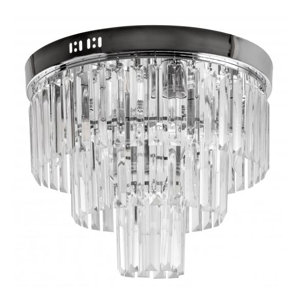 Світлодіодна пристельова люстра 5xE27/60W/230V + 4xLED/3W/230V