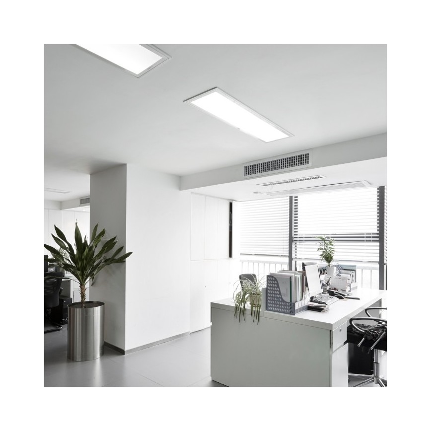 Світлодіодна пристельова панель BRISBANE LED/36W/230V 4000K 29,5x119 см білий