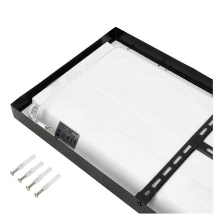 Світлодіодна пристельова панель BRISBANE LED/36W/230V 4000K 29,5x119 см чорний