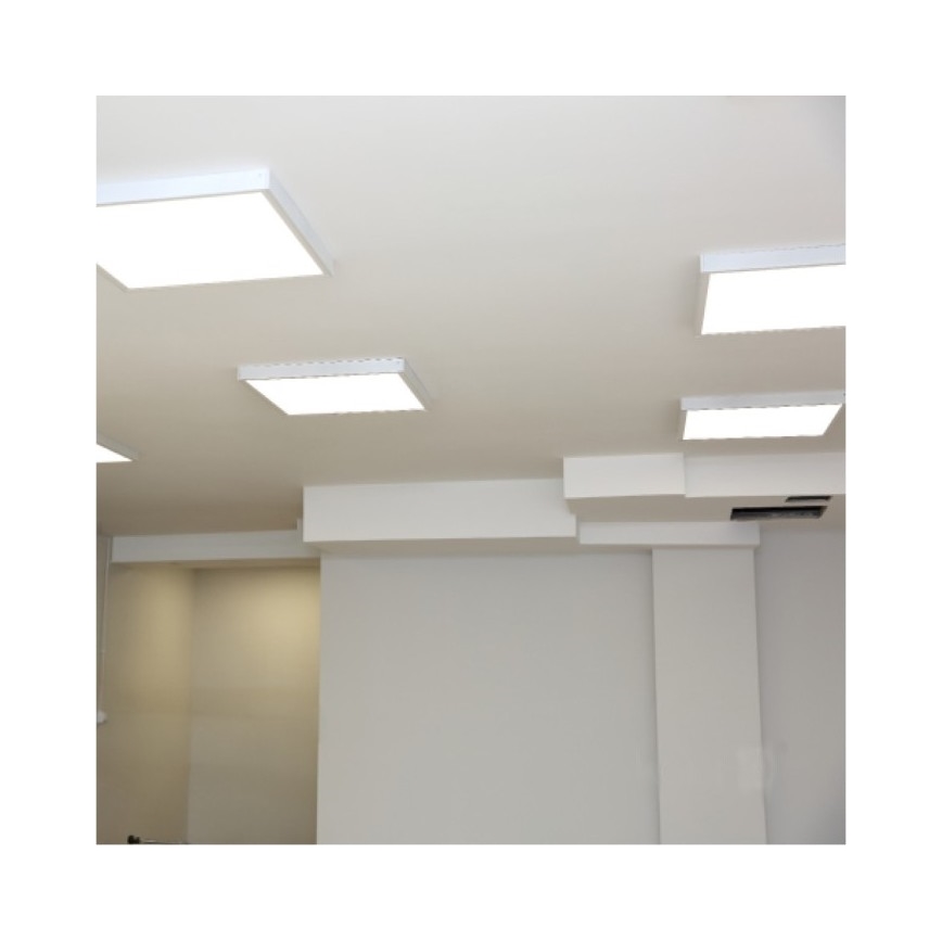 Світлодіодна пристельова панель BRISBANE LED/36W/230V 4000K 59,5x59,5 см білий