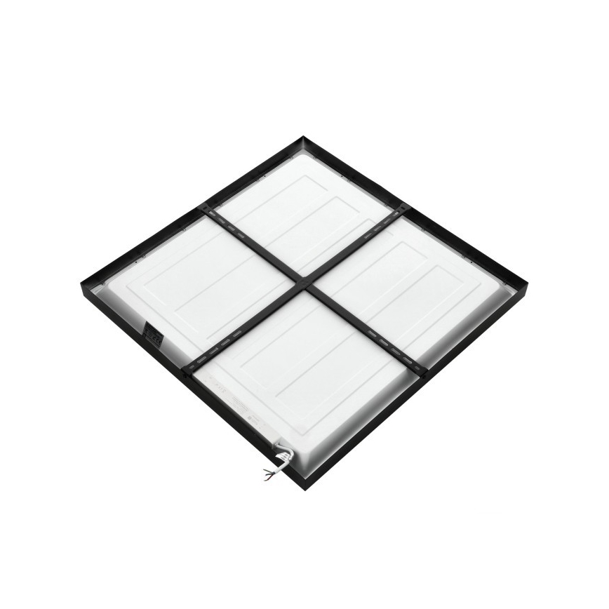 Світлодіодна пристельова панель BRISBANE LED/36W/230V 4000K 59,5x59,5 см чорний